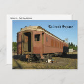 列車 – カリフォルニア州サンタローザ ポストカード (正面/裏面)