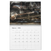 列車 カレンダー (2月 2026)