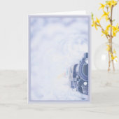 列車© カード (黄色い花)