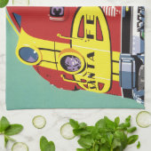 列車 キッチンタオル (折り畳み)