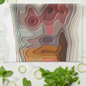 列車 キッチンタオル (折り畳み)