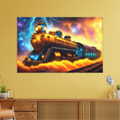 列車 キャンバスプリント (インサイチュ (リビング))