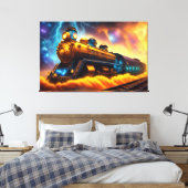 列車 キャンバスプリント (インサイチュ (寝室))