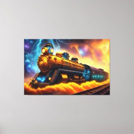 列車 キャンバスプリント