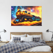 列車 キャンバスプリント (インサイチュ (寝室))