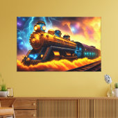 列車 キャンバスプリント (インサイチュ (リビング))