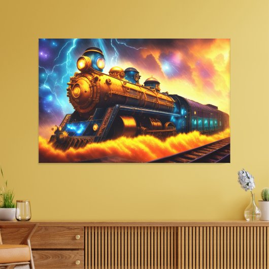列車 キャンバスプリント (インサイチュ (リビング))