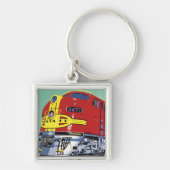 列車 キーホルダー (正面)