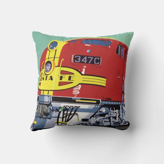 列車 クッション (裏面)