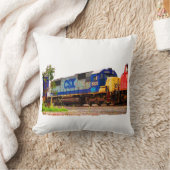 列車 クッション (ブランケット)