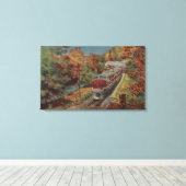 列車 – サラブレッド・モノン キャンバスプリント (インサイチュ (ウッドフロア))