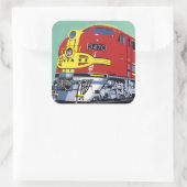 列車 スクエアシール (バッグ)