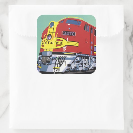 列車 スクエアシール (バッグ)