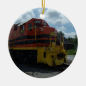 列車 セラミックオーナメント (正面)