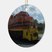 列車 セラミックオーナメント (左)