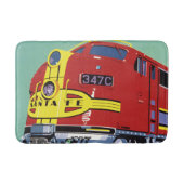 列車 バスマット (正面)