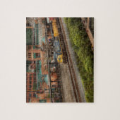 列車 – ピッツバーグ， PA – ステーションスクエア ジグソーパズル (縦)