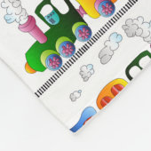 列車 フリースブランケット (角)