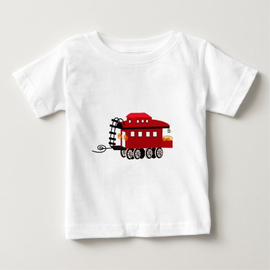 列車 ベビーTシャツ (正面)