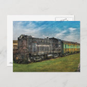 列車 – ボールドウィン機関車 ポストカード (正面/裏面)