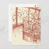 列車 ポストカード (正面/裏面)