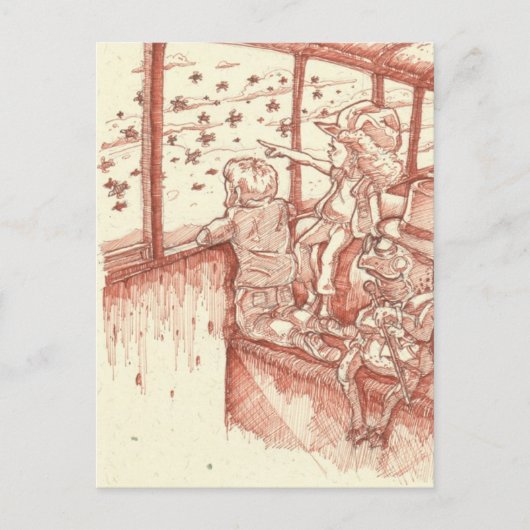 列車 ポストカード (正面)