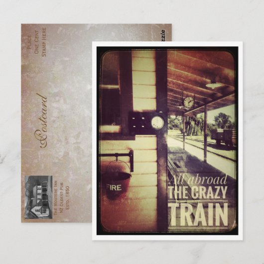 列車 ポストカード (正面/裏面)