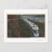 列車- ポトマックを流線形に ポストカード (正面)