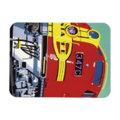 列車 マグネット (横)