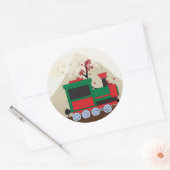 列車 ラウンドシール (封筒)