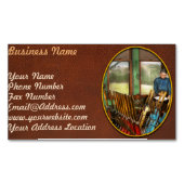 列車 – 制御 – 信号塔1940 マグネット名刺 (正面)