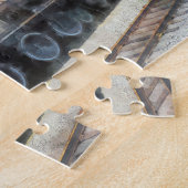 列車 - 古い機関車 ジグソーパズル (側面)