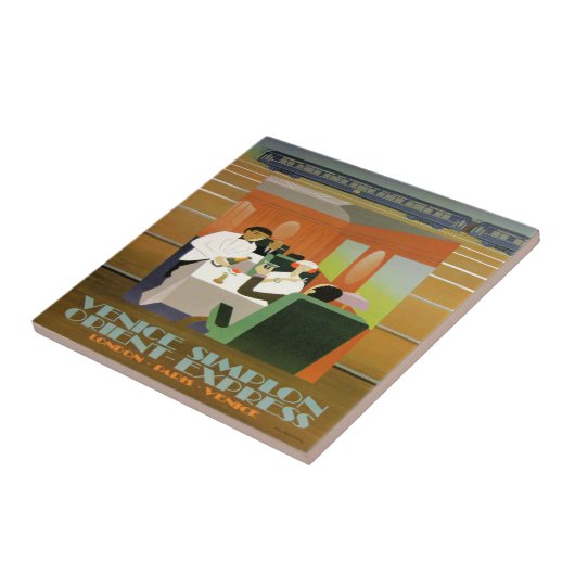 列車、向表現き、 タイル (側面)