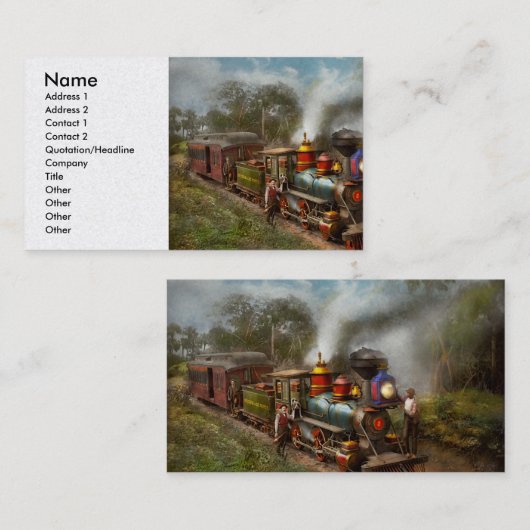 列車 – 天道1896 名刺 (正面/裏面)