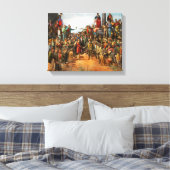 列車 – 市民 – シャンパンフォト1869 キャンバスプリント (インサイチュ (寝室))