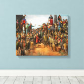 列車 – 市民 – シャンパンフォト1869 キャンバスプリント (インサイチュ (ウッドフロア))