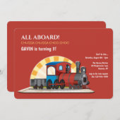 列車 招待状 (正面/裏面)