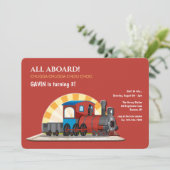 列車 招待状 (スタンド正面)