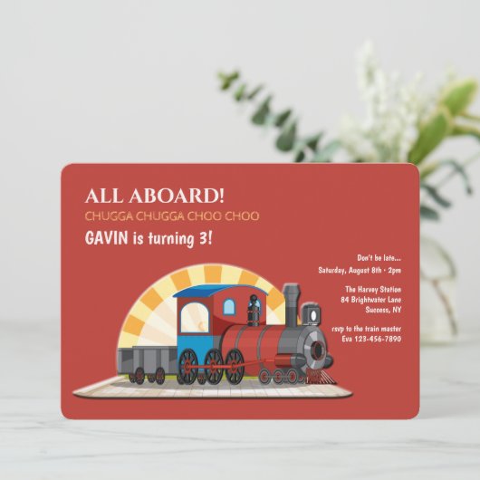 列車 招待状 (スタンド正面)