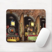 列車 – 牛捕獲技術1869 マウスパッド (マウス)