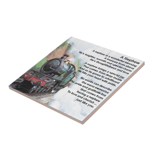 列車-甥の詩 タイル (側面)