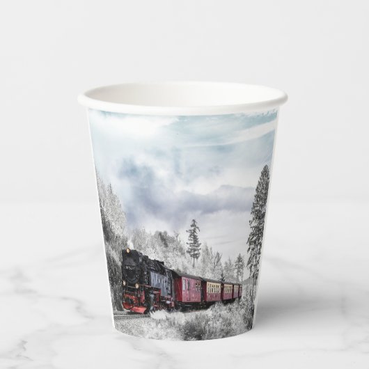 列車 紙コップ (正面)