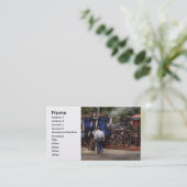 列車-蒸気-コンダクターの仕事 名刺 (スタンド正面)