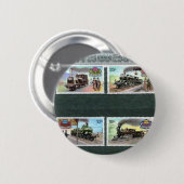 列車、鉄道、機関車2 缶バッジ (正面&裏面)