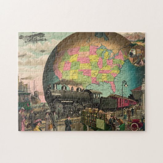 列車、飛行機及び他のすべてジグソーパズル ジグソーパズル (横)