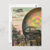 列車、飛行機、その他 ポストカード (正面/裏面)