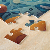 列車、飛行機、海中冒険 ジグソーパズル (側面)