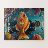 列車、飛行機、海中冒険 ジグソーパズル (横)