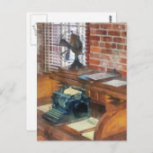 列車 – 駅長室 ポストカード (正面/裏面)