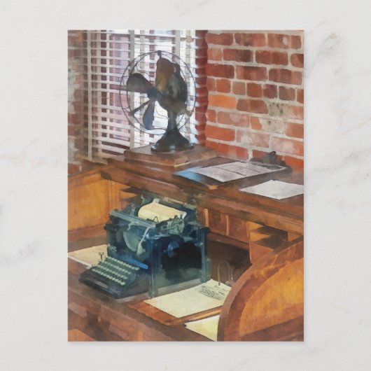 列車 – 駅長室 ポストカード (正面)